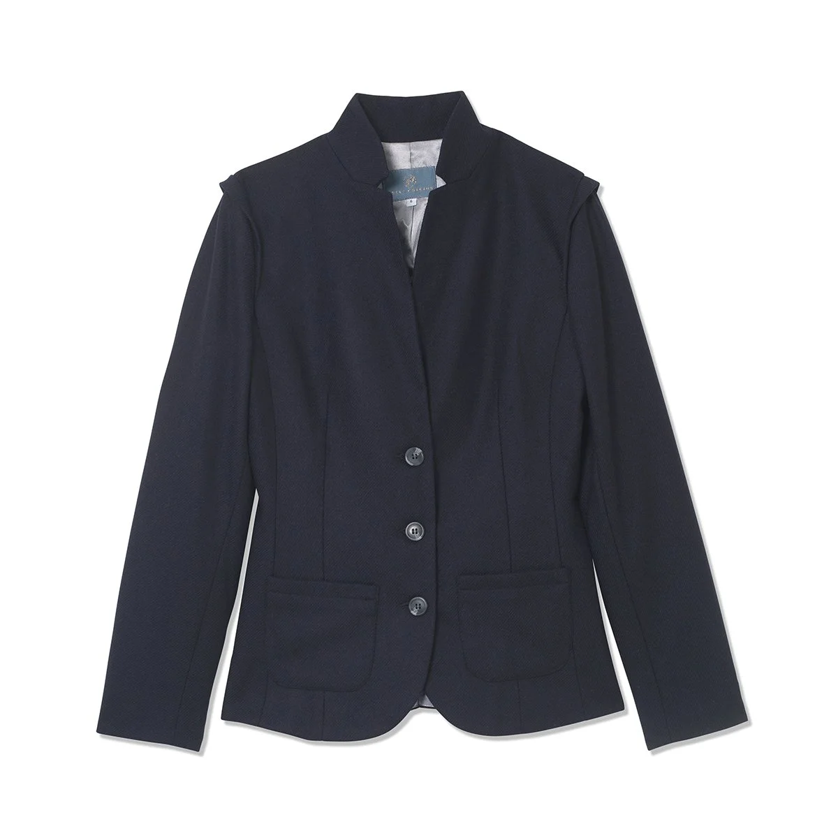 Treat ürself navy peplum spring jacket Peplum Line Jacket - ZΦΒ blue | thecouturesoror
